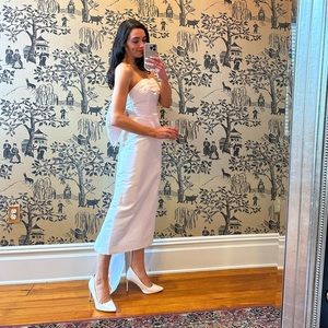 🤍 Alexia Maria 🤍 Margaret Bow Silk Dress